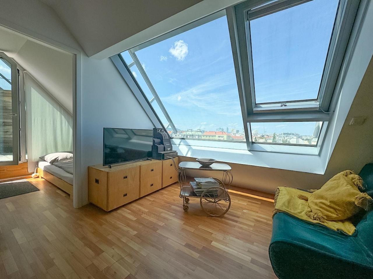 Ferienwohnung 360° View Loft 2 Wien Exterior foto