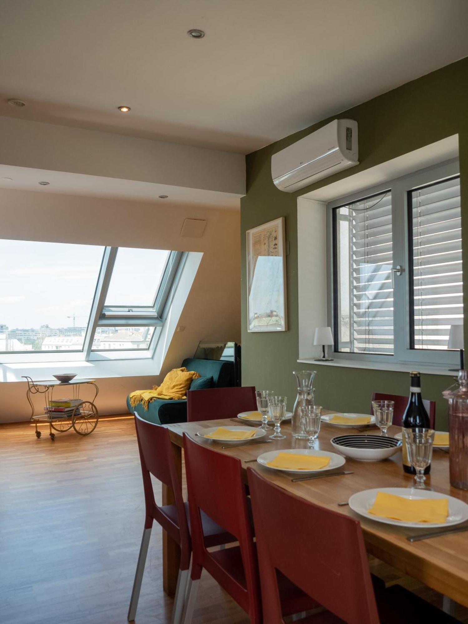Ferienwohnung 360° View Loft 2 Wien Exterior foto